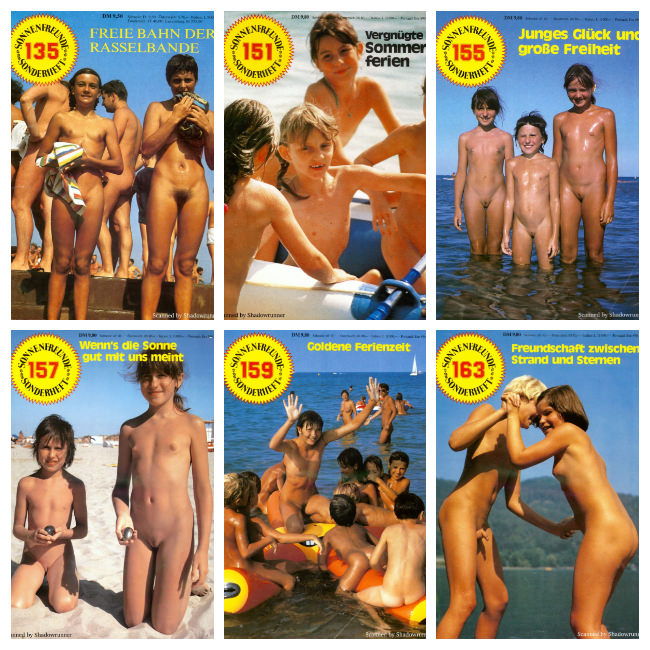 Sonnenfreunde Sonderheft Nr.135-163 Deutsche Zeitschrift über FKK mit Artikeln [Naturism Online]