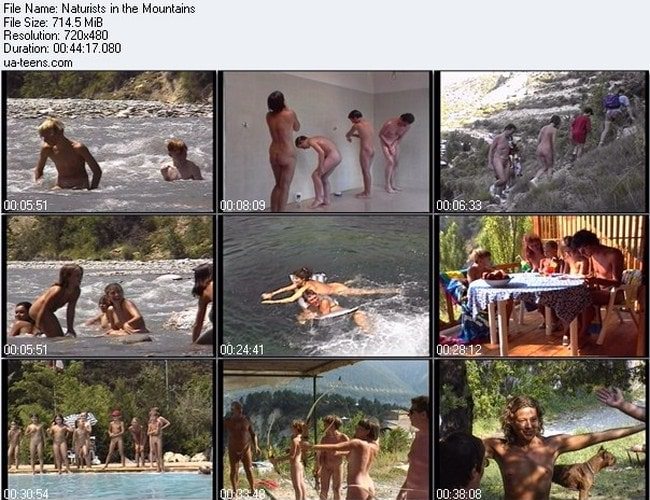 FKK-Video nackte Erholung in den Bergen [Naturism Online]